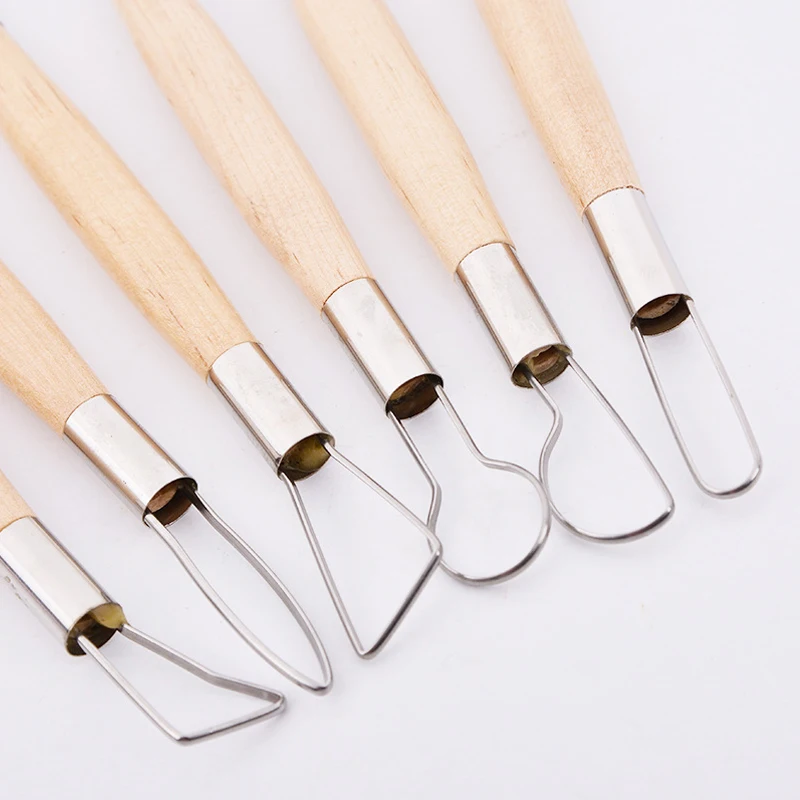 Искусство ремесло набор для резки воска полимерной Шейперы деревянной ручкой