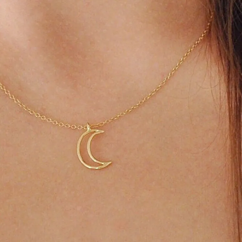 Украшения Dream moon минималистичное ожерелье в виде полумесяца простые