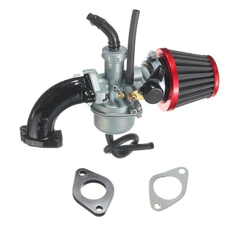 Carb впускная труба карбюратора воздушный фильтр для питбайк 110cc 125cc PZ22 22 мм Высокое качество Замена аксессуары топливо детали