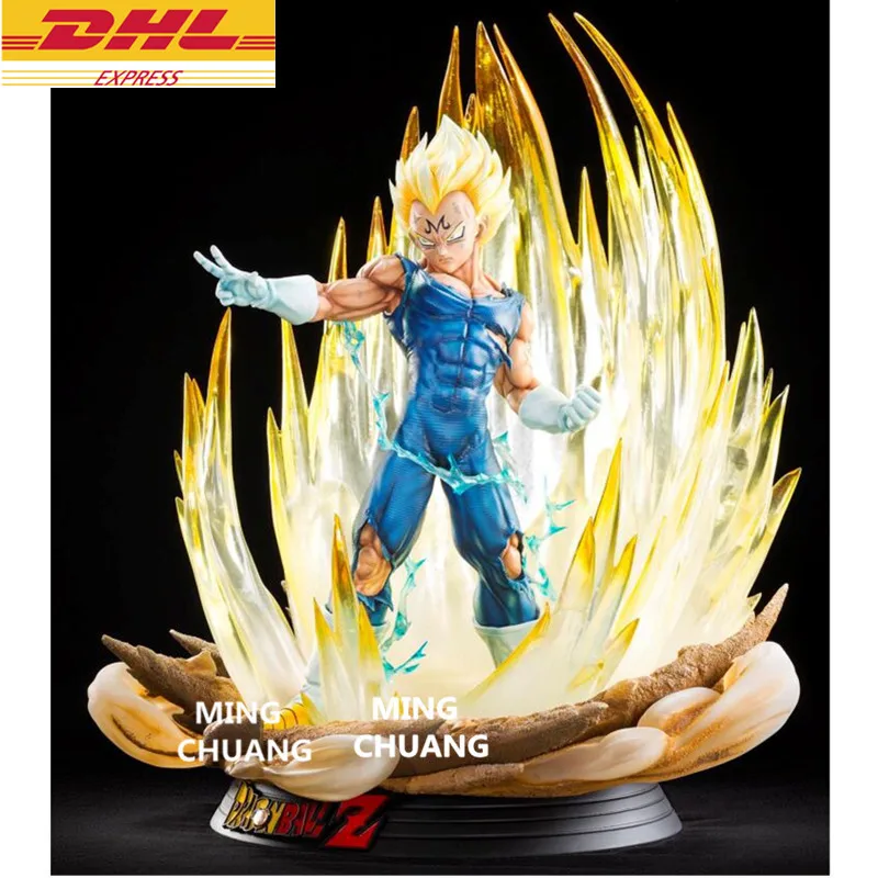 20 47 &quotСтатуя Dragon Ball Saiyan бюст Вегета 1:4 полноразмерный портрет со светодиодной