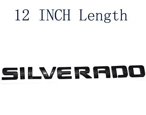 2 шт. табличка с надписью Silverado эмблема 3D значком для Chevrolet 1500 2500HD 2011 2015|Наклейки на
