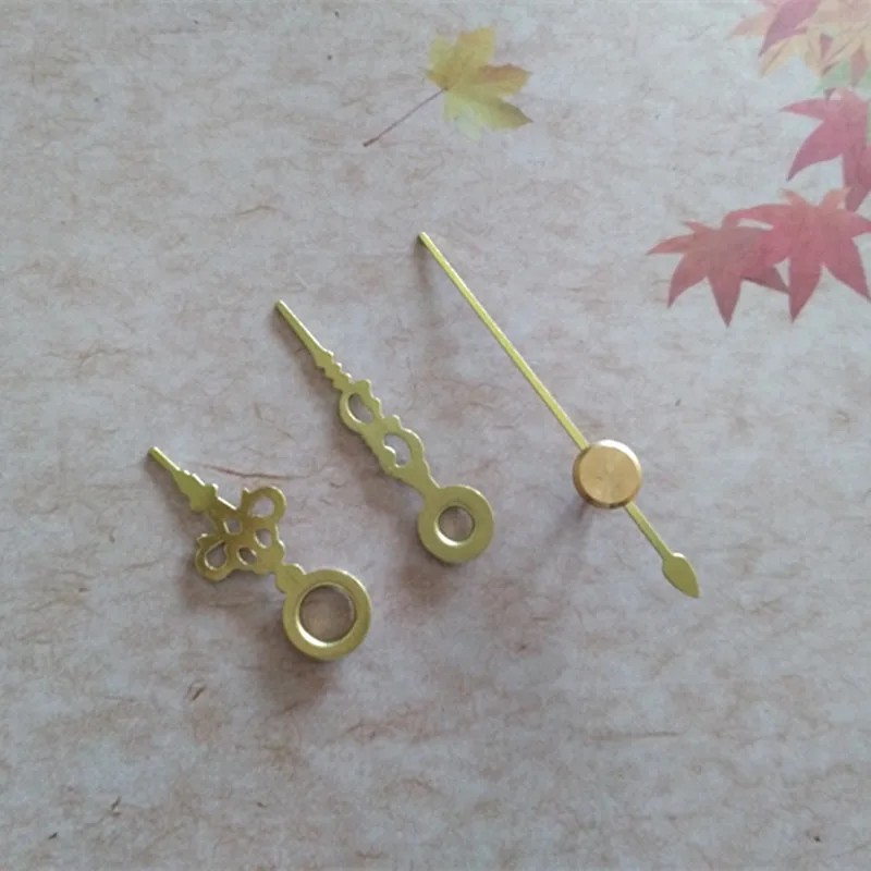 Оптовая продажа 50 комплектов металлические золотые короткие часы сделай сам