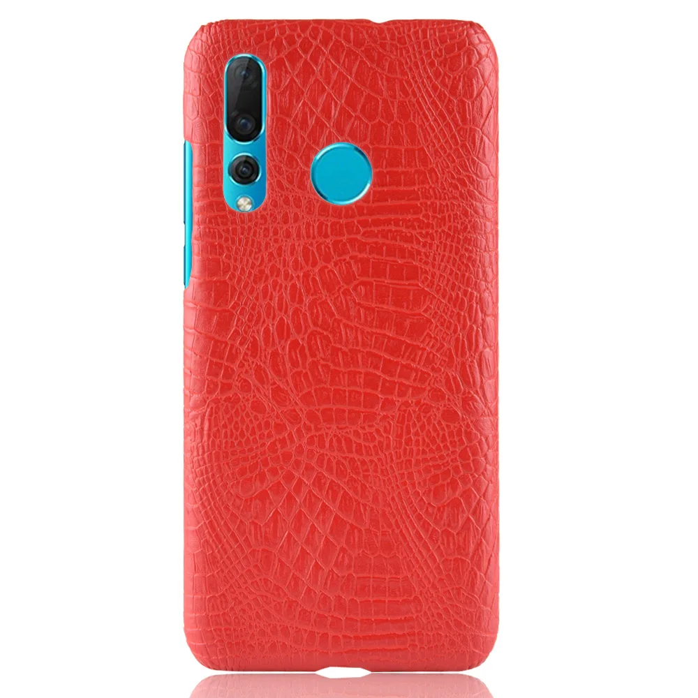 Новинка чехол для Huawei nova 4 nova4 PC + Жесткая задняя крышка из искусственной кожи в