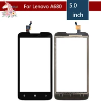 10pcslot 5 0 for lenovo a680 a 680 lcd touch screen digitizer sensor outer glass lens panel replacement