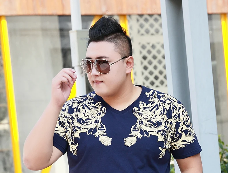 Большие размеры для мужчин футболка 5XL 6XL 7XL летние Модная футболка homme высококачественные большие сужающаяся к талии футболка с v-образной горловиной футболка для мужчин
