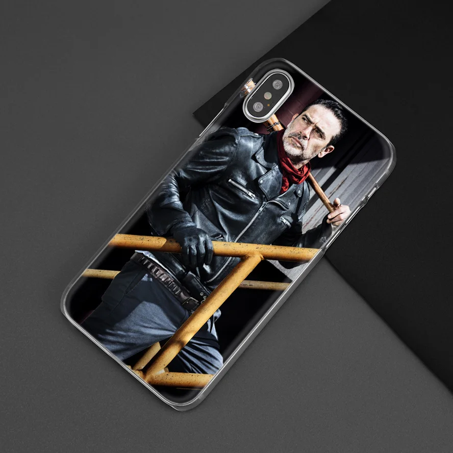 Чехол Negan Walking Dead для iPhone XS Max XR X 10 7S 8 6 6S Plus 5S SE 5 4S 4 5C 6+ 6S+ 7+ 11 жесткий чехол PC Fundas чехол для телефона