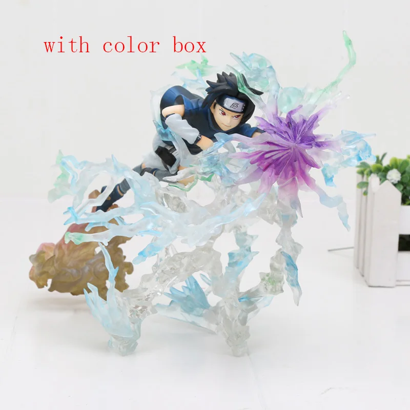 18cm Sasuke in box Anime Action Figure Naruto Figure Uzumaki Naruto Uchiha Itachi Sasuke Susanoo Kakashi Minato Madara Hashirama For Christmas Gift - Цвет: 18cm Sasuke in box