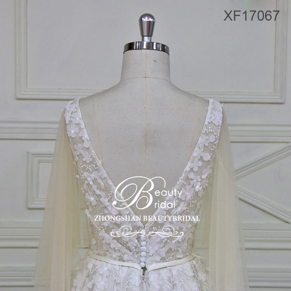 Свадебное платье-трапеция роскошное кружевное свадебное платье с длинным