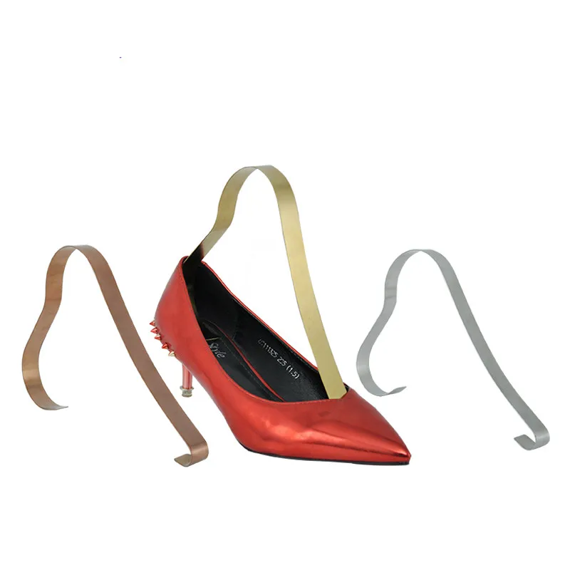 Подставка для обуви из нержавеющей стали металлический держатель демонстрации