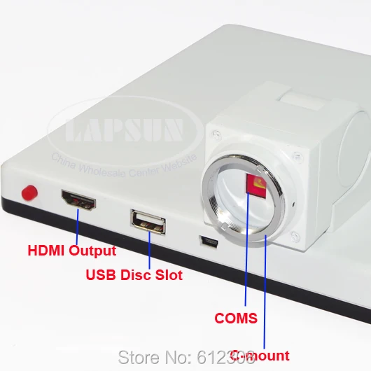 Цифровой микроскоп с сенсорным экраном HDMI 5 0 МП HD 9 7 дюйма Android 4 2 OS c креплением для