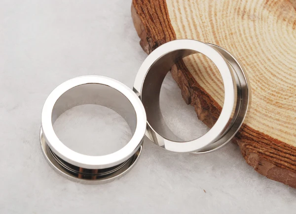 Розничная 1 шт. мода винт туннельные датчики серебряная рука полированной