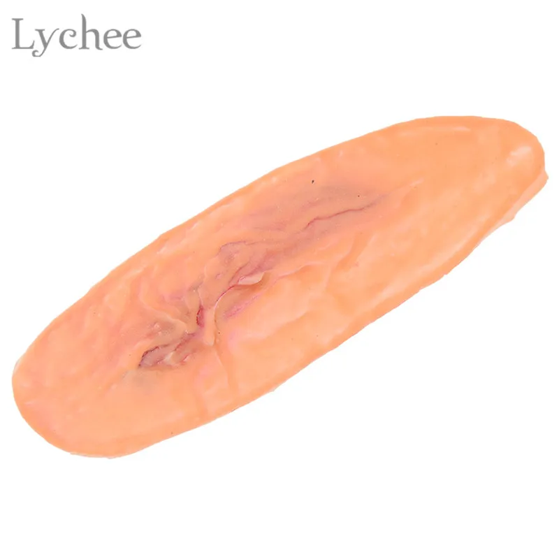 Lychee ужасный Хэллоуин наклейка на рану крови зомби шейный шрам фальшивые шрамы