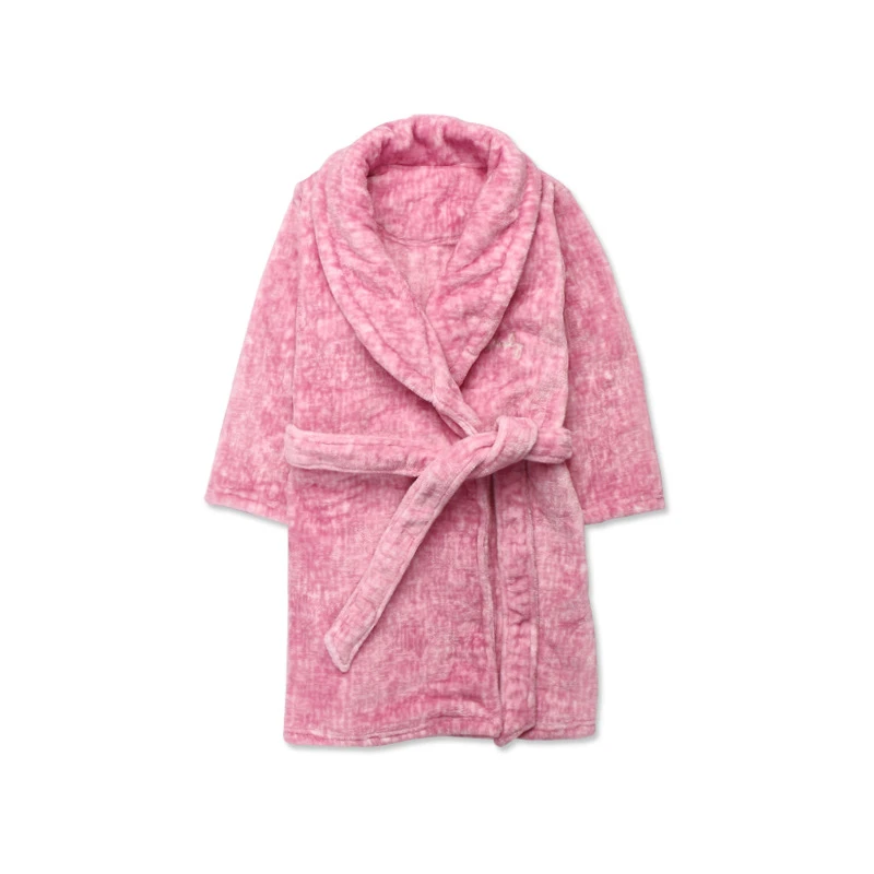 Детский фланелевый банный халат зимняя Пижама теплая одежда для сна маленьких