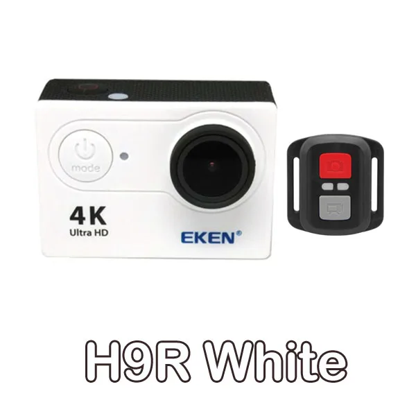 Оригинальная Экшн-камера eken H9/H9R с дистанционным управлением Ultra HD 4K WiFi 1080 P/60FPS 2,0 lcd 170D объектив спортивная водонепроницаемая профессиональная камера Go - Цвет: H9R White