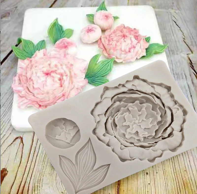 Minsunbak торты инструменты цветок силиконовые формы DIY шоколад Gumpaste выпечки инструменты