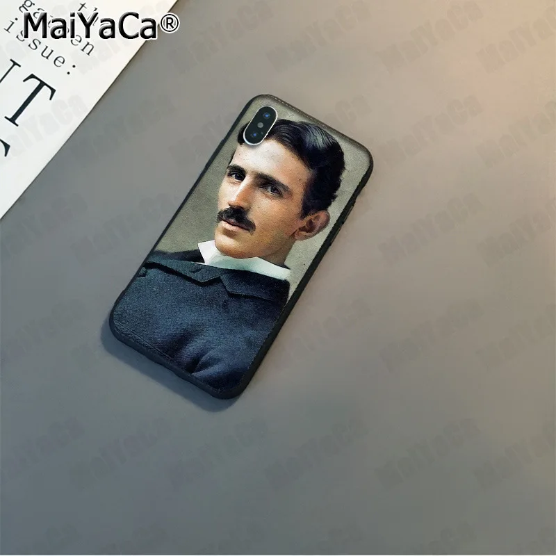 Забавный чехол для телефона MaiYaCa nikola tesla Apple iphone 11 pro 8 7 66S Plus X 5S SE XS XR MAX|Бамперы| |