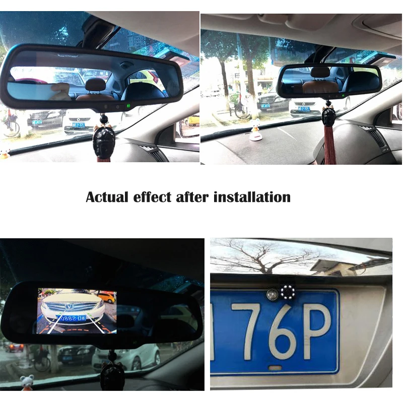 Зеркало заднего вида для Toyota Kia Hyundai V W Ford 4 3 дюйма|Мониторы авто| |