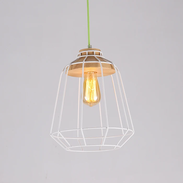 Скандинавские железные клетки светодиодные подвесные светильники креативные