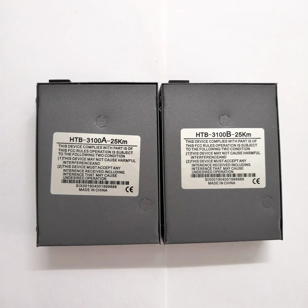 1 пара Netlink HTB 3100AB оптического волокна RJ45 Ethernet Media Converter SC Single Mode Fiber Transceiver и
