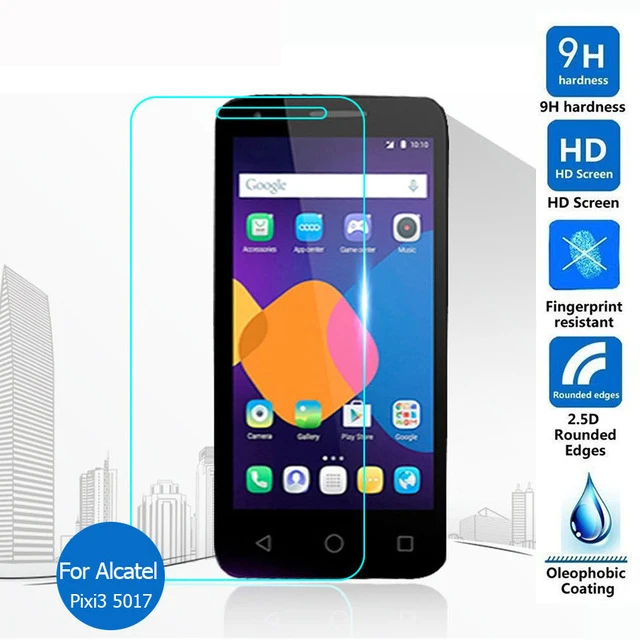 Закаленное стекло 9H для Alcatel One Touch Pixi 3 4 5 защитная пленка Взрывозащищенная Защита