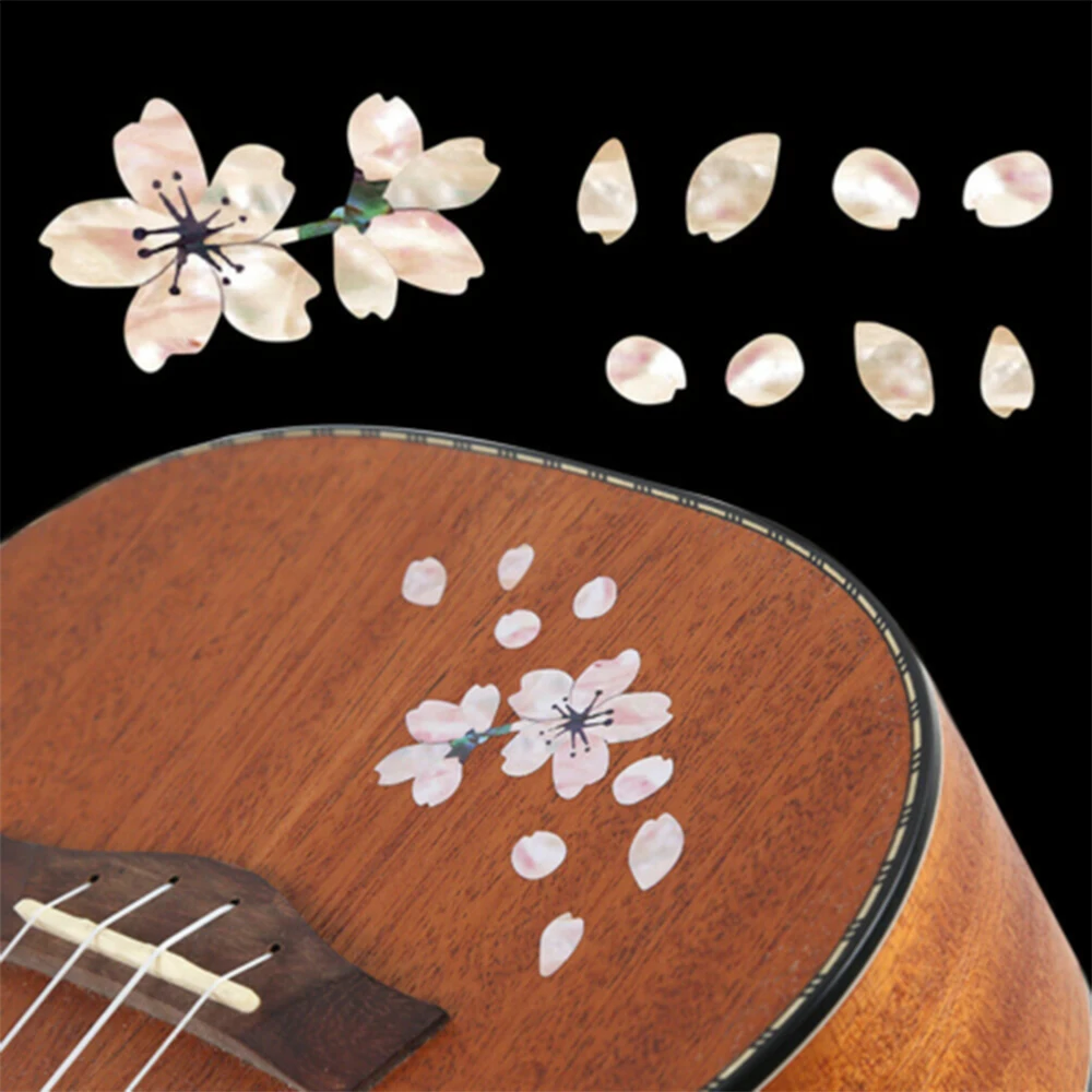 New Inlay Stickers Cherry Blossoms At Guitar Heads And Pick Guards Blossom Thin Sticker Decoration | Дом и сад