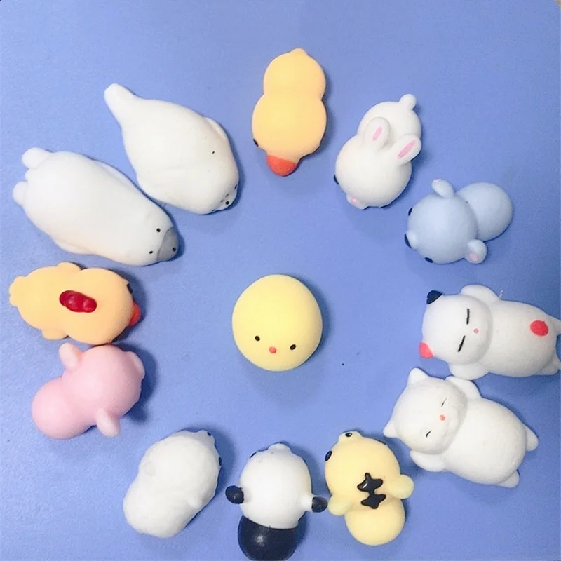 Мини Изменение цвета милый кот Антистресс мяч сжимает Mochi поднимающийся Abreact мягкий липкий снятие стресса забавная Подарочная игрушка