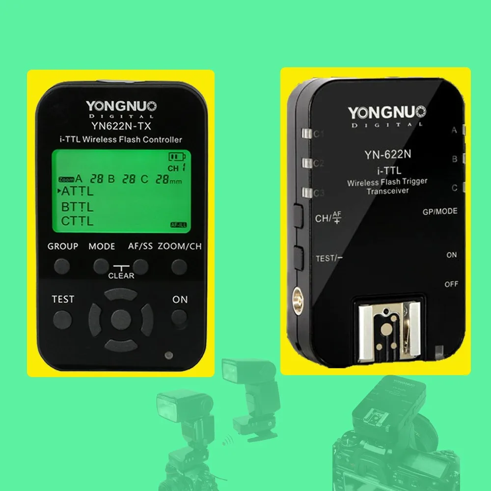 YONGNUO YN-622N YN622N YN622N-KIT 622N-TX Беспроводной ttl HSS вспышка триггер Набор для Nikon поддерживает YN586EX YN685N INSEESI IN586EXII