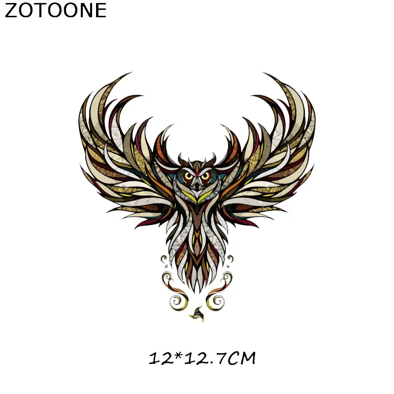 ZOTOONE/нашивки с полосками, набор, железная наклейка, милая собака, Сова, нашивка для футболок, детская одежда для девочек, сделай сам, термо-Стикеры для одежды, одежда M - Цвет: 806