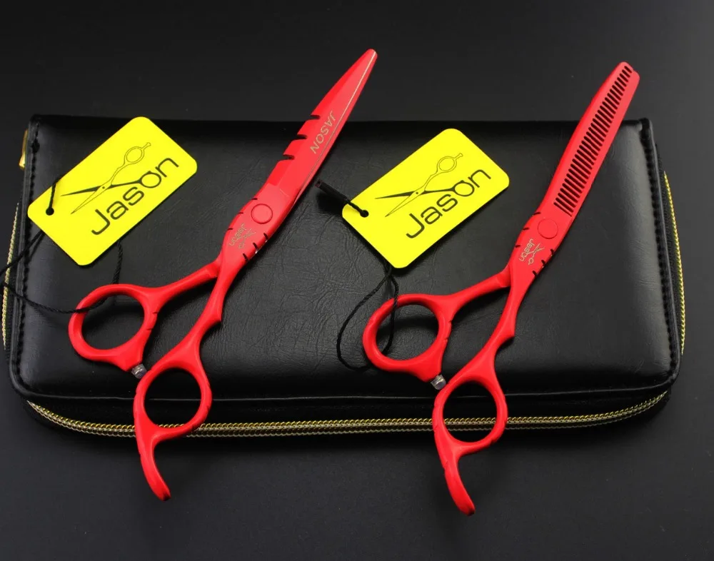 Профессиональные Парикмахерские ножницы Jason высшего класса 318 #6 дюймов JP 440C для