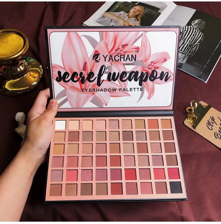 54 Цвета Dreamy Eyeshadow Pallete Shimmer МАТОВЫЕ блестящие тени для век Палитра для пигментов макияж тени для век Палитра Косметика