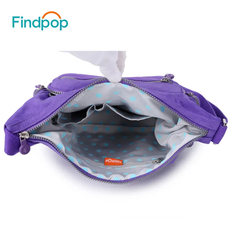Findpop повседневные сумки на плечо для женщин 2018 новые модные нейлоновые через