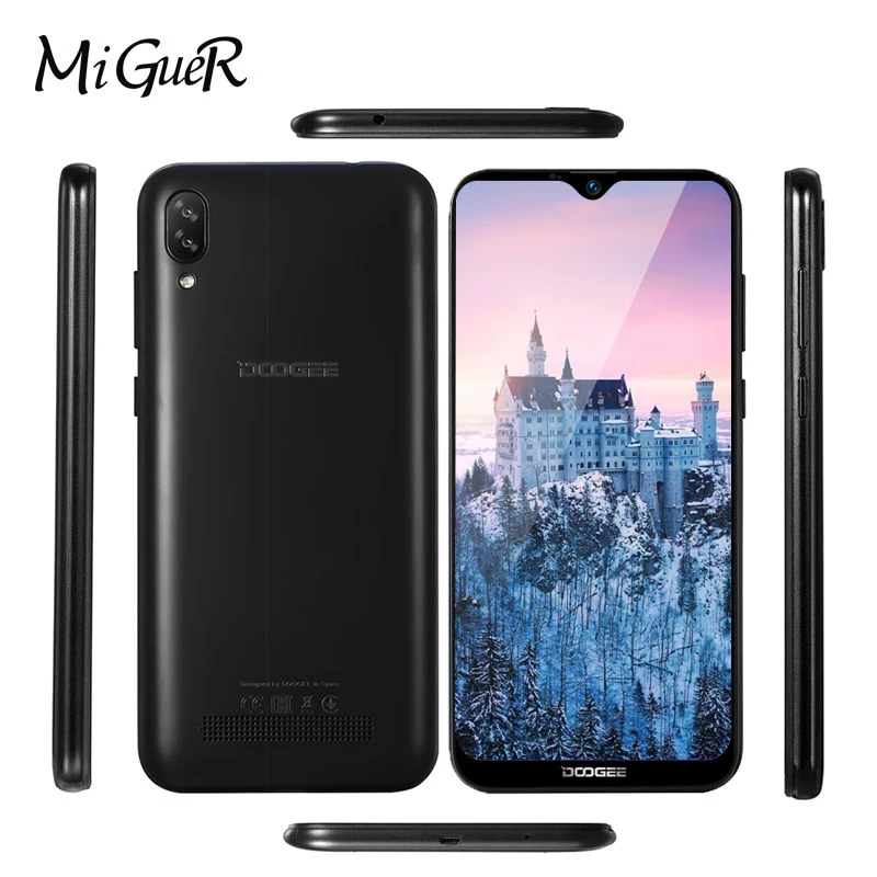 DOOGEE Y8c 6 1 дюймов Android 8 19:9 в виде капли воды экран LTPS смартфон MTK6580 ГБ Оперативная