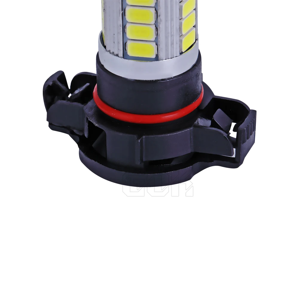 2 шт. Автомобильные светодиодные противотуманные лампы H11 H16 33smd 5730 яркие бег