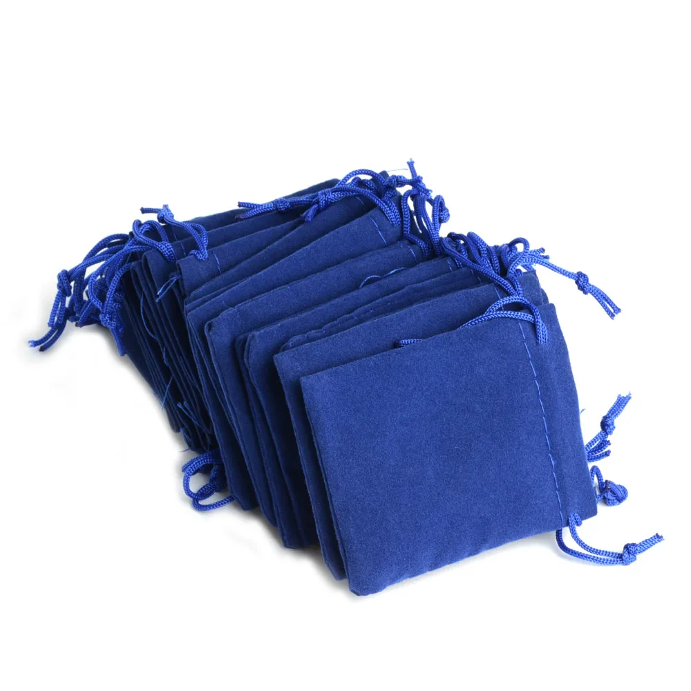 100 шт. бархатные мешочки для ювелирных изделий 7 Х9 см | Украшения и аксессуары