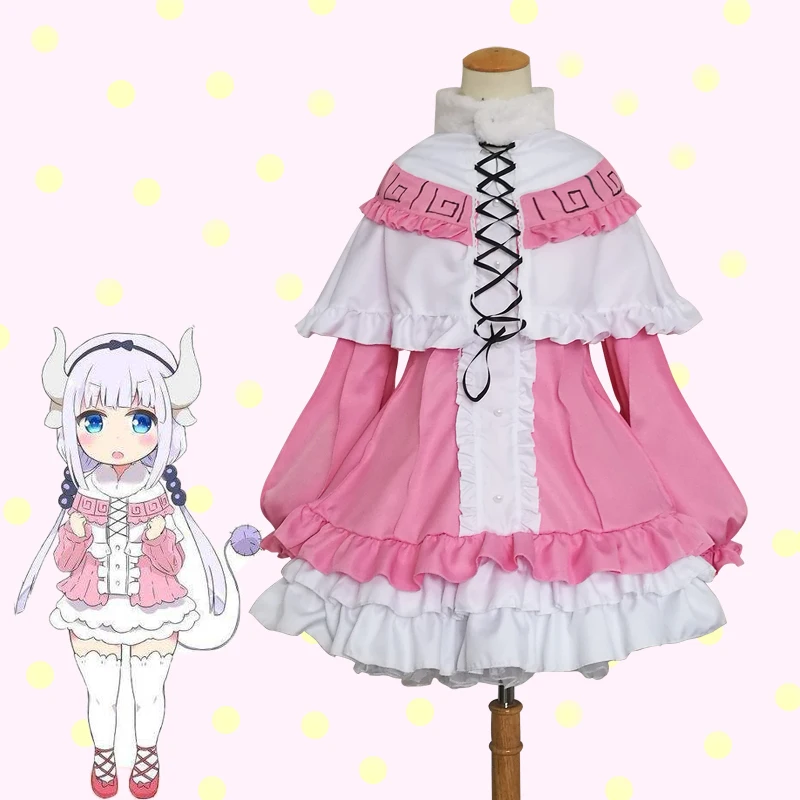 Аниме Kobayashi san Chi no Maid Dragon костюмы для косплея косплея|chi chi costume|anime maid costumesanime cosplay