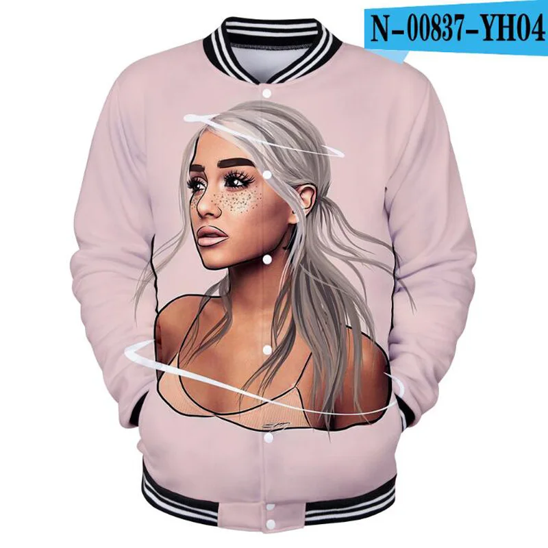 Хип хоп модная брендовая одежда Ariana Grande подсластитель 3D Мужская/Женская