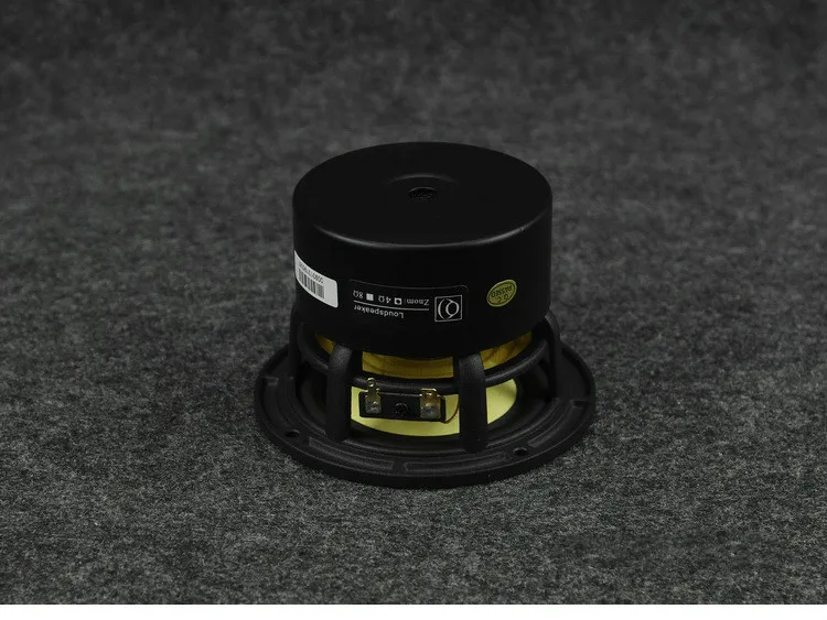 GHXAMP 4 inch 25W full Range Speaker HIFI Bamboo Fiber Aluminum Basin Treble Midrange Thick Bass For Tube Amplifier Round 1PC