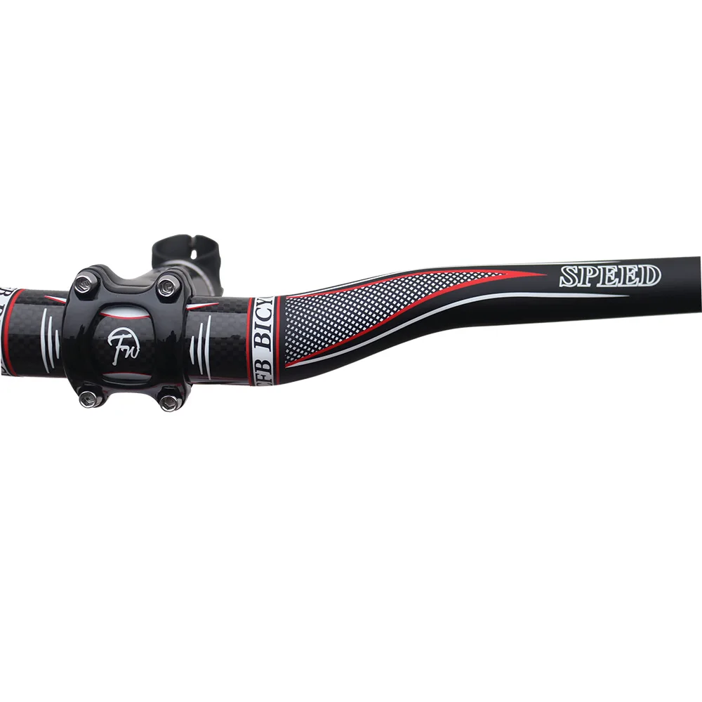 FCFB полностью углеродное волокно MTB Дорожный велосипед руль mtb горный плоский