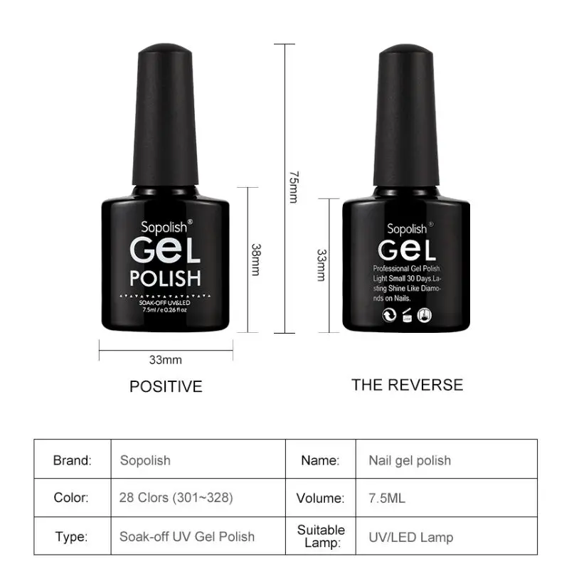 2018 новый УФ набор гель лаков для ногтей маникюра Гель лак Полупостоянный дизайн