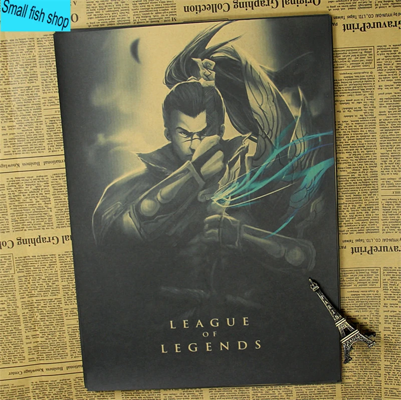 Наклейки на стену Лига Легенд с