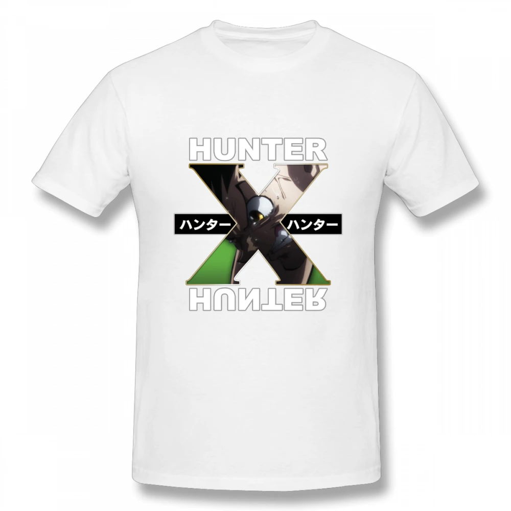 Футболка Hunter X Hunter, футболка Gon, повседневный Топ, дизайн, красивые футболки с короткими рукавами и круглым вырезом, красивые летние дышащие футболки - Цвет: Белый