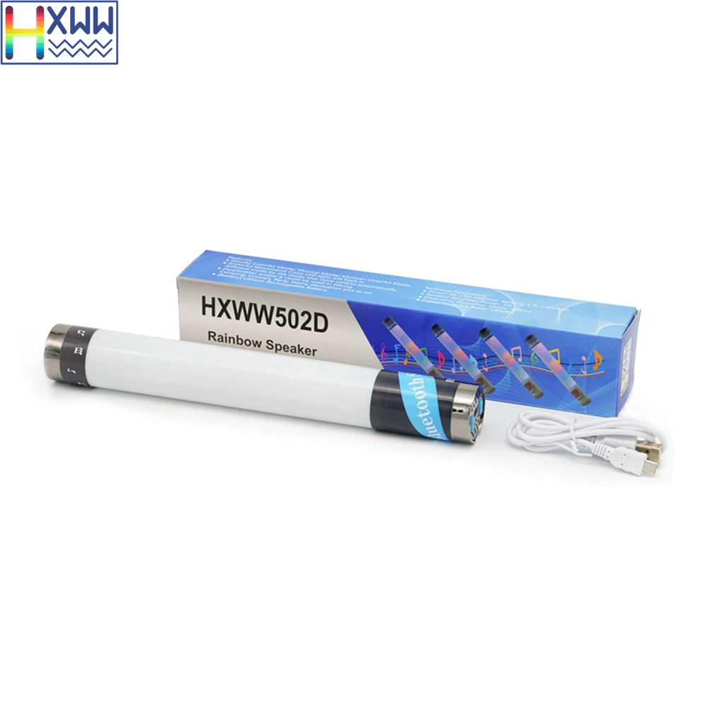 HXWW танцевальный свет мини размер портативный Перезаряжаемый Bluetooth беспроводной