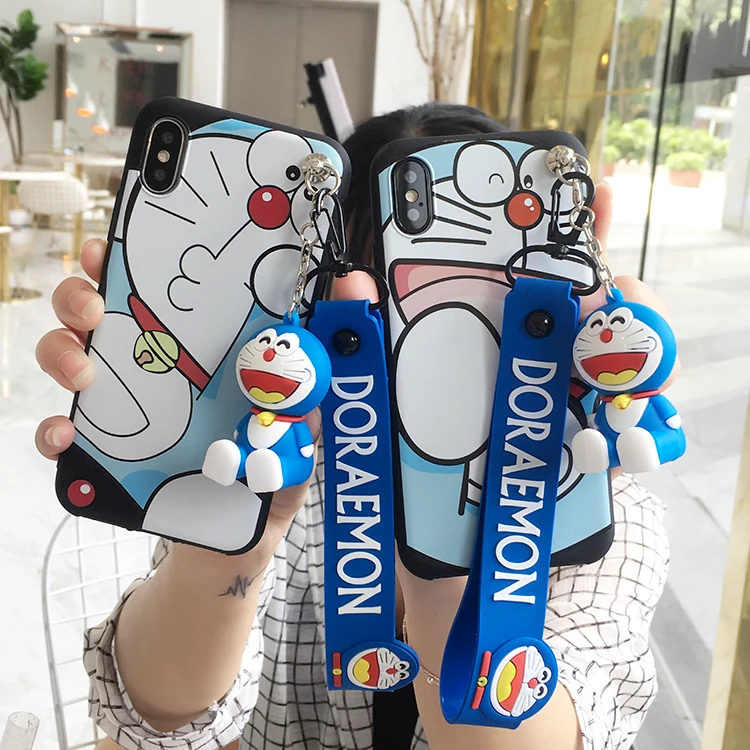 Чехол для samsung galaxy s9 s8 plus Doraemon мягкий чехол телефона с милым рисунком sam s7 s7edge s9plus 3D