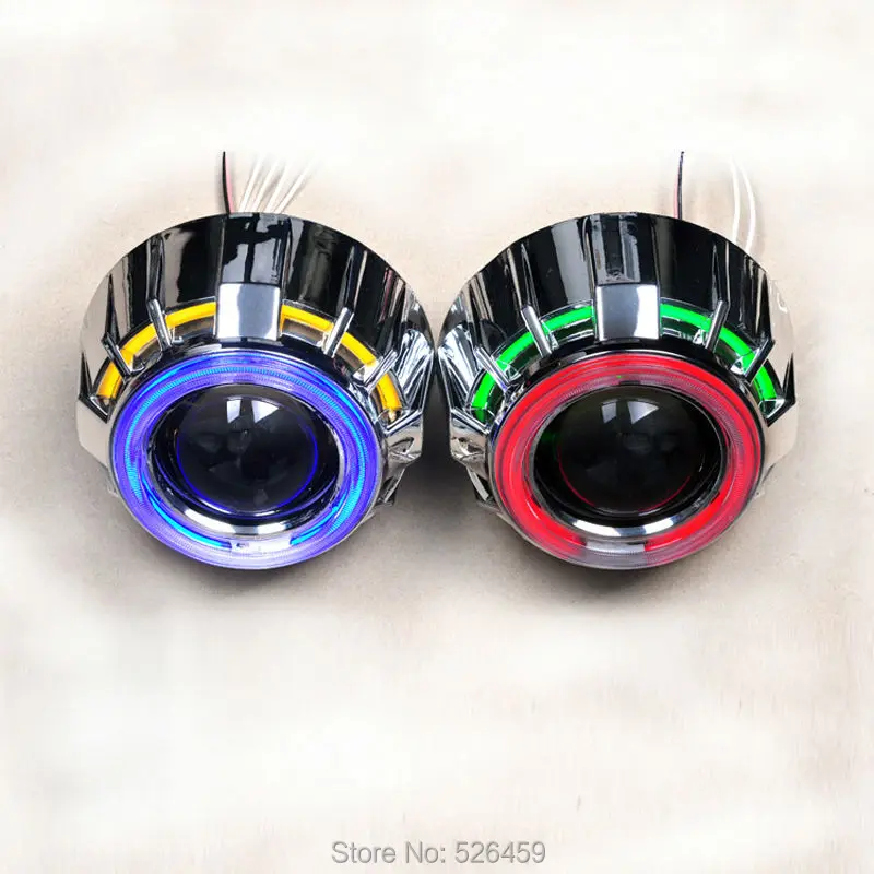 Бесплатная доставка Тонкий балласты с 3 дюймов объектив проектора дважды глаза