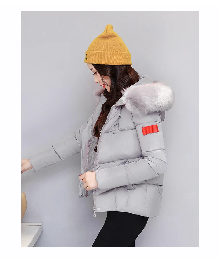 Big Collar Parka Down Cotton Jacket 2017 Winter Women Thick Snow Wear Coat Clothing Female Jackets Parkas H198 | Женская одежда