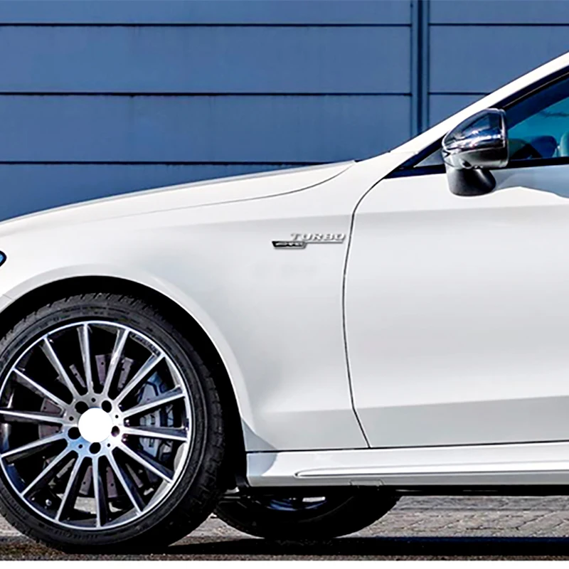 1 пара TURBO 4matic для Mercedes Benz AMG ML GLk эмблемы наклейки на багажник сзади хромированные