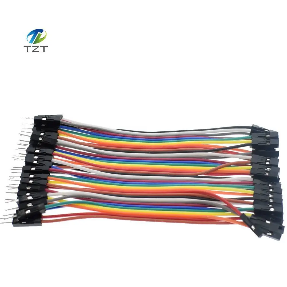 1 партия = 400 шт. 10 см 2 54 мм 1pin 1p перемычка Папа мама кабель Dupont для Arduino|cable dupont|jumper