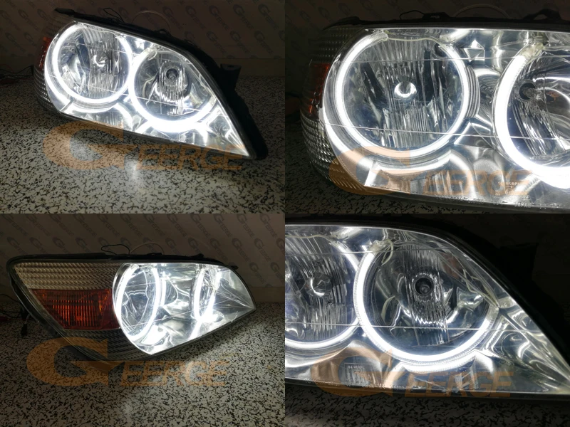 Для Lexus IS200 IS300 1998-2005 отличные ангельские глазки ультра яркие фары освещение CCFL ангельские глазки комплект Halo Кольцо
