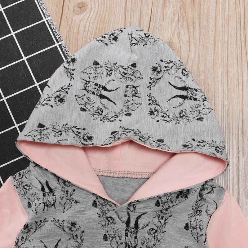 Детский комбинезон Сезон осень зима 2018 с принтом рождественского оленя и