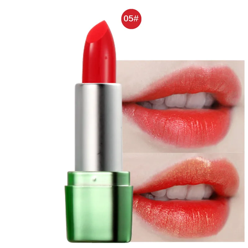 New 12 Colors Aloe Vera Solution Nourish Ryukin Gold Lipstick Color Lasting Sexy Lip Makeup Cosmetics |